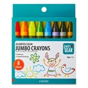 CREYONES JUNMBO COLOR PEN + GEAR 8 UNID