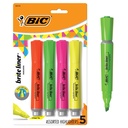 RESALTADORES COLORES SURTIDOS 4 PC BIC