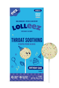 LOLLEEZ ORGANIC THROAT SOOTHING POPS BIRTHDAY CAKE FOR KIDS VARIETY PACK 10 POPS