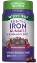 ESSENTIAL IRON 60 GUMMIES NATURES TRUTH