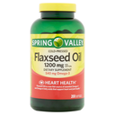 FLAXSEED OIL 1200G X 200 CAPS SPRING VALLEY