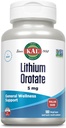 OROTATO DE LITIO 5MG 60 CAP TRUST KAL QUALITY