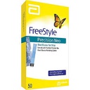 TEST STRIPS BLOOD GLUCOSE FREESTYLE 50 UND