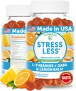 STRESS LESS L-THEANINE + GABA X 60 GUMMIES LUNAKAI