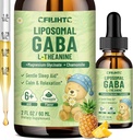 GABA LIQUID DROPS 100 MG LIPOSOMAL, L-THEANINE 60 ML CFILIHTC