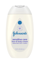 JOHNSONS LOCION FACIAL Y CORPORAL SENSITIVE CARE 400 ML