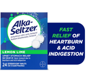 ALKA SELTZER EFERVESCENTE LEMON LIME 24 TAB