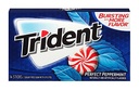 CHICLE TRIDENT PERFECT PEPPERMINT 14 STICKS