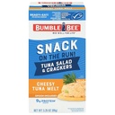 SNACK ON THE RUN TUNA SALAD & CRACKERS CHEESY TUNA MELT BUMBLE BEE 100 G