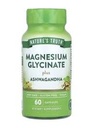 MAGNESIUM GLYCINATE PLUS ASHWAGANDHA 150 - 1,500 MG NATURES TRUTH 60 CAP