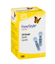 FREESTYLE LANCETS 28 GAUGE 100 UNID
