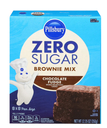 ZERO SUGAR BROWNIE MIX CHOCOLATE FUDGE PILLSBURY 350 G
