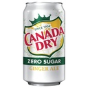 BEBIDA CANADA DRY ZERO SUGAR GINGER ALE 355 ML