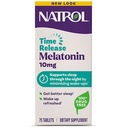 TIME RELEASE MELATONIN NATROL 10MG 75 TABLETS