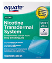 EQUATE NICOTINE TRANSDERMAL SYSTEM STEP 1 21MG X 7 PATCHES
