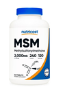 MSM 2000 MG 240 TAB NUTRICOST