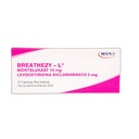 BREATHEZY - L MONTELUKAST 10 MG LEVOCETIRIZINA DICLORHIDRATO 5 MG X 30 TABLETAS MSN