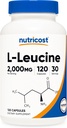 L-LEUCINE 2,000 MG 120 CAP NUTRICOST