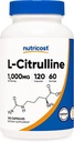 L-CITRULLINE 1,000 MG 120CAP NUTRICOST