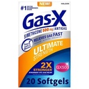 GAS-X RELIEVES GAS FAST ULTIMATE STRENGTH X 20 SOFTGELS