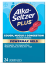 ALKA -SELTZER PLUS COUGH, MUCUS & CONGESTION MAXIMUN STRENGTH POWERMAX GELS 24 LIQUID GELS