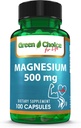 MAGNESIO 500 MG 100 CAP GREEN CHOICE FOR LIFE