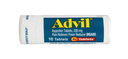 ADVIL 200mg PAIN RELIEVER x 10 TABLETS
