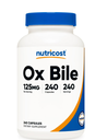OX BILE 125MG 240 CAP NUTRICOST