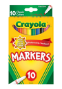 MARCADORES CRAYOLA PUNTA FINA 10 UNID