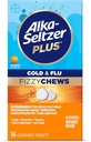 ALKA SELTZER PLUS COLD & FLU FIZZYCHEWS 16 TABLETS OFERTA