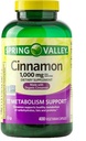 CINNAMON 1000MG 180CAP SPRING VALLEY OFERTA