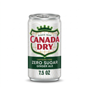 BEBIDA CANADA DRY ZERO SUGAR GINGER ALE 221 ML