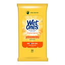 WET ONES ANTIBACTERIAL WIPES TROPICAL SPLASH 20 WIPES