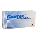 GOUTEX  80 MG 30 CAP RODDOME