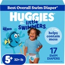 HUGGIES LITTLE SWIMMERS 17 PAÑALES