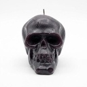 VELA MORADA CALAVERA HALLOWEEN